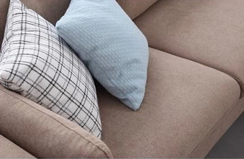 Featuring Tyler Fabric L-Shape Sofa from Megafurniture close up