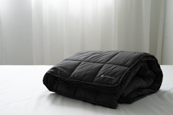 Folded weighted blanket