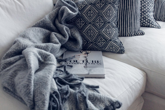 grey blanket