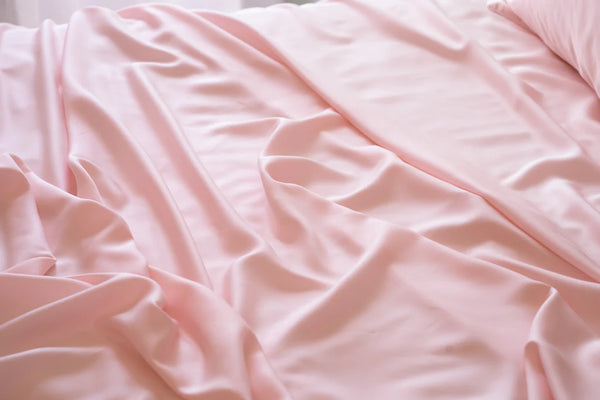 Signature TENCEL™ Flat Bed Sheet in Blush Pink