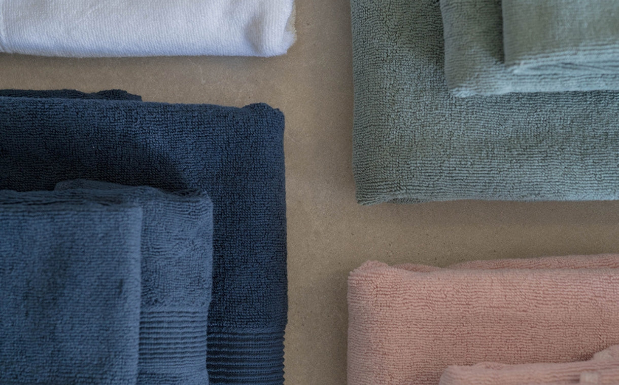 Weavve's Silver Infused Cotton Towels in various colours
