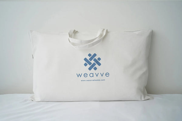 Weavve's pillow packaging
