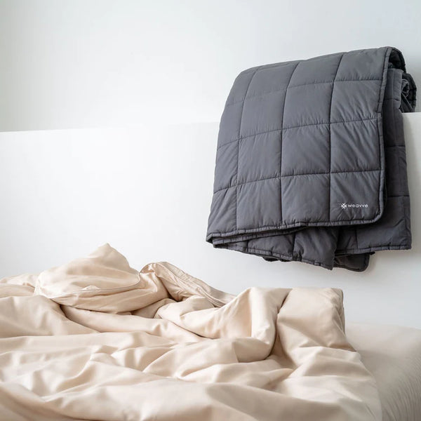 Weavve’s Weighted Blanket and Signature TENCEL™ Duvet Cover