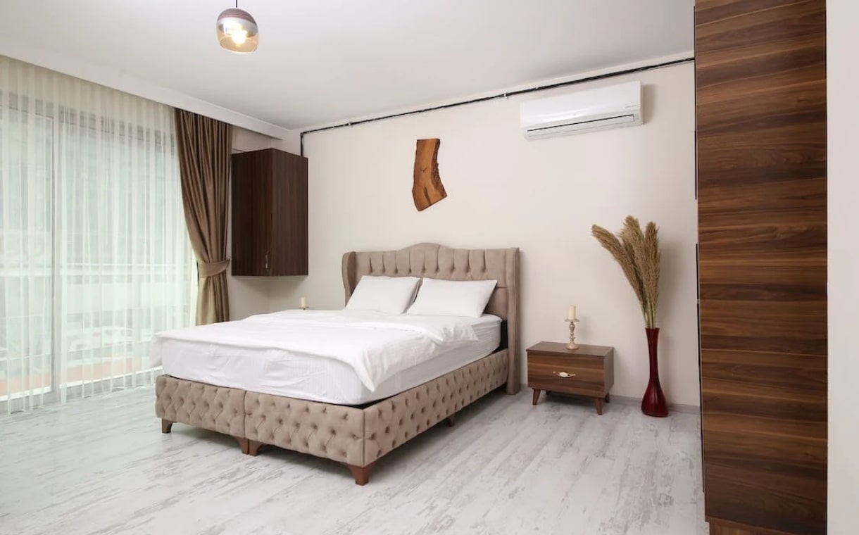 luxurious room with furniture and airconditioner