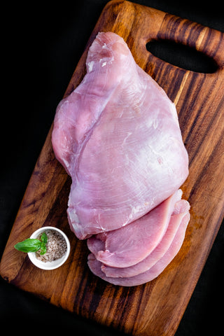 photo - a shot of raw chicken by a person who is wondering if can i feed my dog raw meat from the supermarket