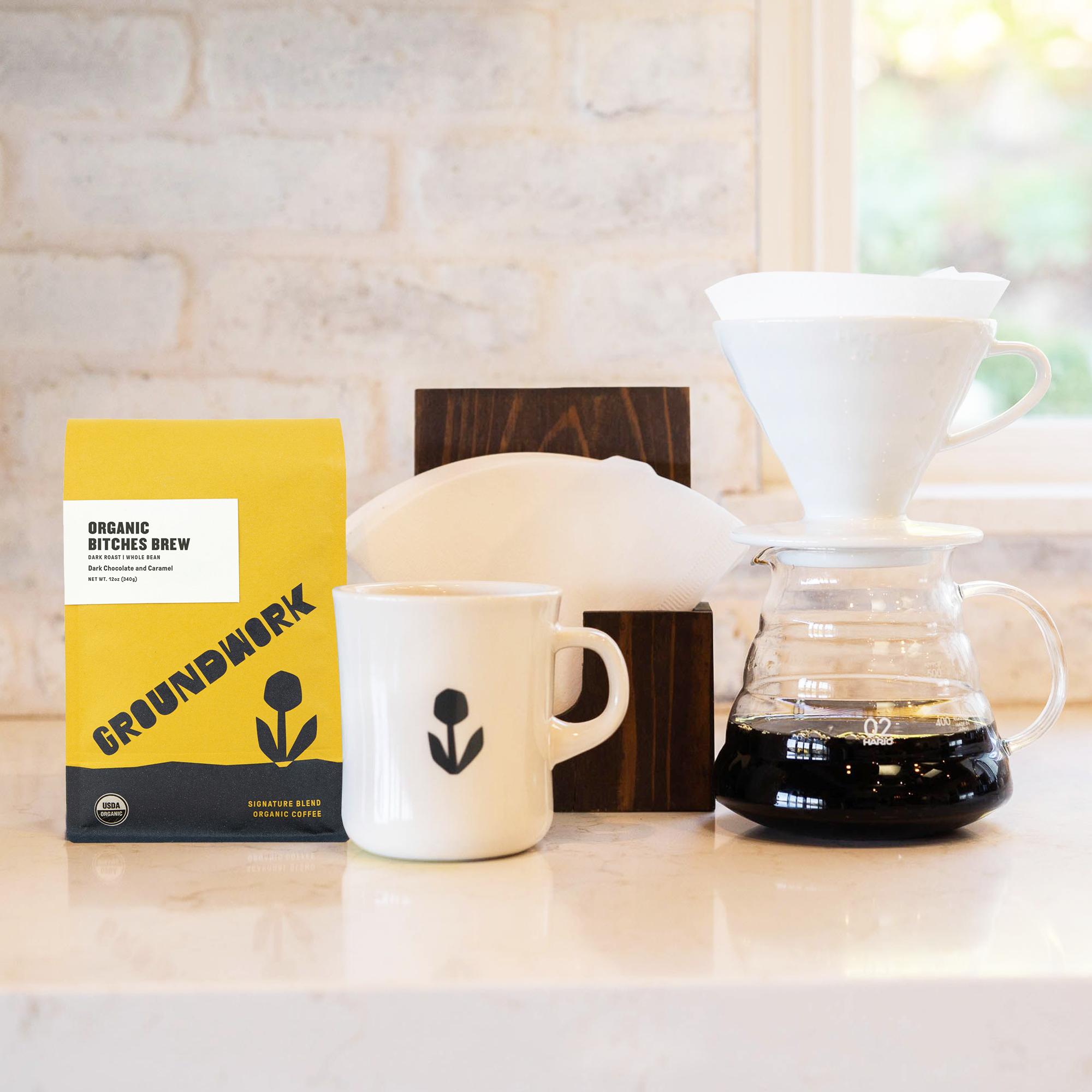 Chemex Coffee Pour Over Pro Kit - 8 Cup