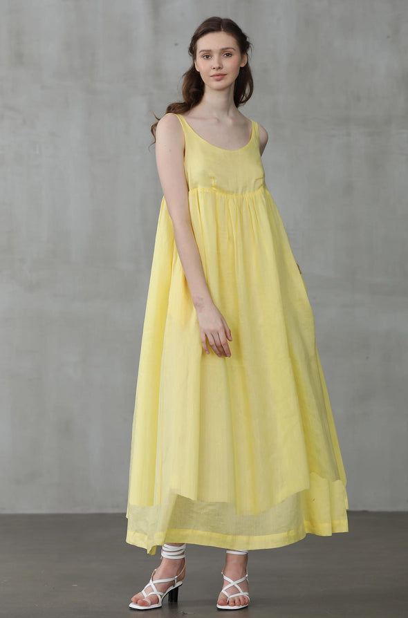 Lemon 27 | linen slip dress