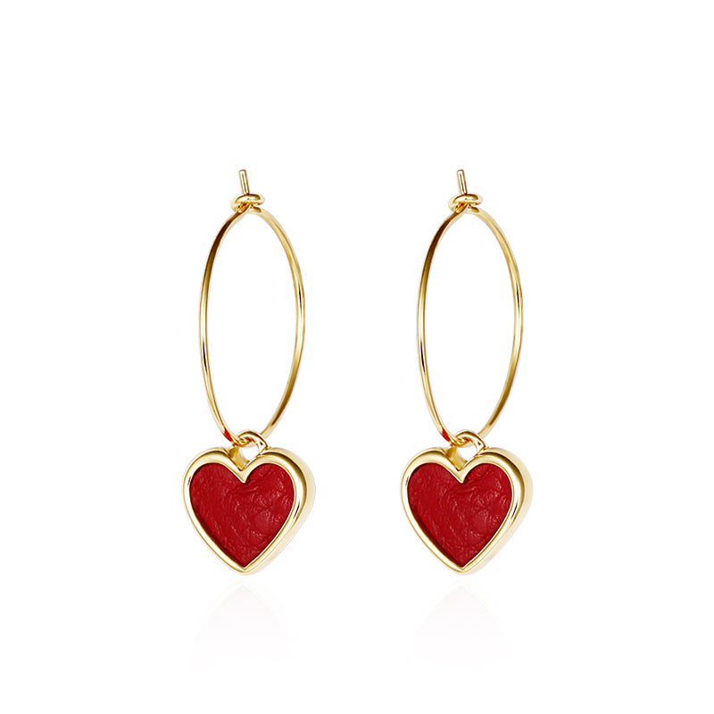 Pipa Bella by Nykaa Fashion CZ Studded Red Heart Drop Earrings Buy Pipa  Bella by Nykaa Fashion CZ Studded Red Heart Drop Earrings Online at Best  Price in India  Nykaa