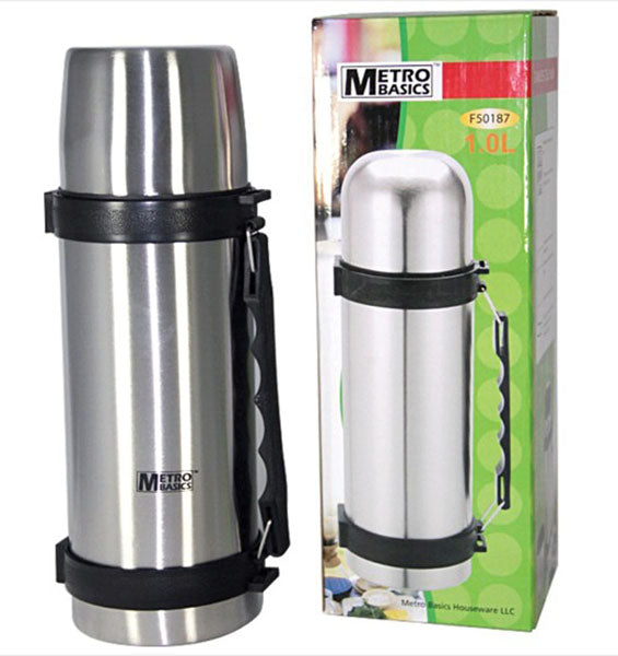 bedelaar heilige lineair Stainless Steel Thermos Flask 1 LITER – Metro Basics Houseware