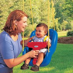 The Little Tikes 2-in-1 snug secure swing is for children who absolutely love to swing