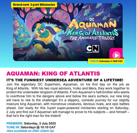 cartoon network's aquaman article
