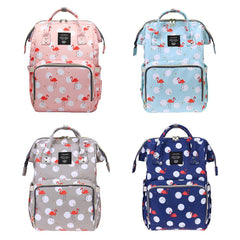 I-Flamingo Backpack Baby Diaper Bag