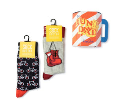 Happy Socks Father Of The Year Socks Gift Set, RSP R422.00 ; Sock Doctor Cotton Socks, RSP R99.99 each Available at selected PNA stores, while stocks last, prices may vary per store.