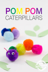 Our fuzzy pom pom caterpillar craft is easy to make and kids love ’em! This caterpillar craft is perfect for kids of all ages and doubles as a fine motor skill, and a great craft to teach life skills!