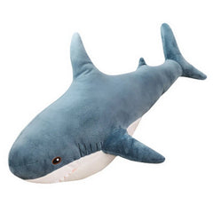 "Cuddle Up With This Adorable Plush Shark Pillow Toy"