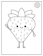 If you are looking for fruit coloring pages for a fun coloring time – look no further, today we have strawberries coloring pages for kids of all ages! 