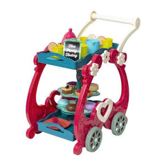 Experience tea time in a sophisticated style with this High Tea Set with Trolley by Jeronimo. The Jeronimo High Tea Toy Set with Trolley is the perfect addition to any child's play kitchen