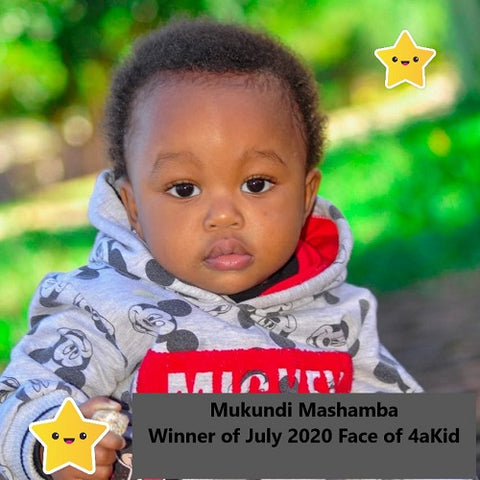 Winner of Face of 4aKid July 2020