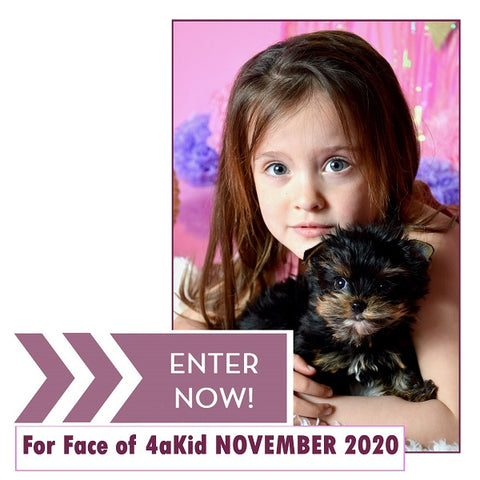 Entries now open for Face of 4aKid November 2020 