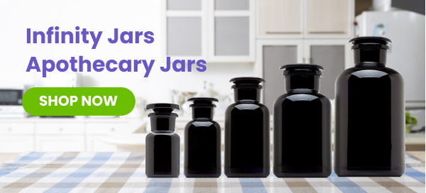 Infinity Jars Free-Standing Spice Jars