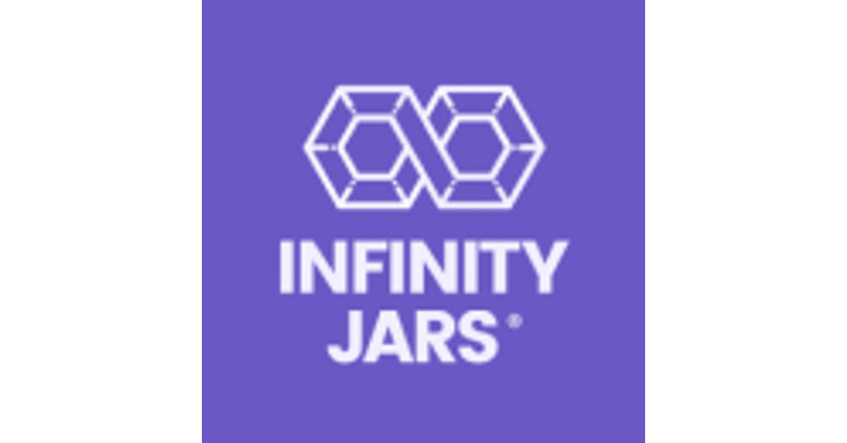 Infinity Jars 1 Liter (34 fl oz) Square Large Ultraviolet Glass Refillable Oil Bottle with Plastic Pour Spout