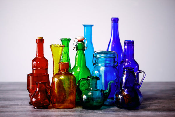 Glass Color Transparent, Assorted Colours, 30 ml, 10 Bottle