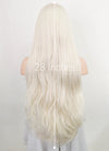 Platinum Blonde Wavy Lace Front Synthetic Wig LF3218