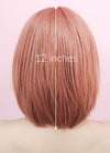 Rose Pink Straight Bob Synthetic Wig NS036 - Wig Is Fashion Australia