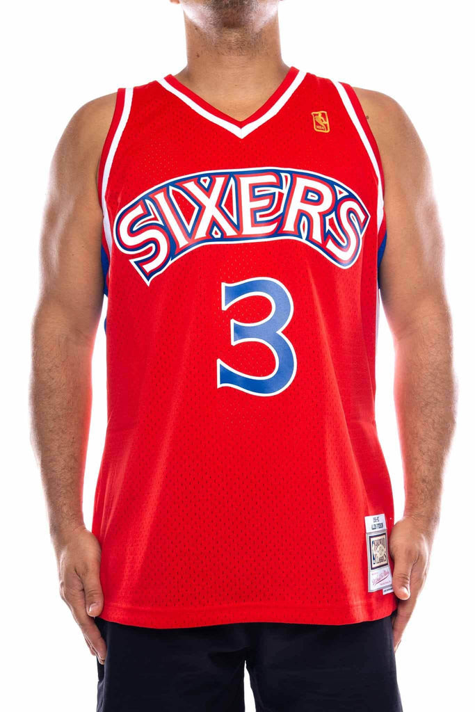 76ers jersey red