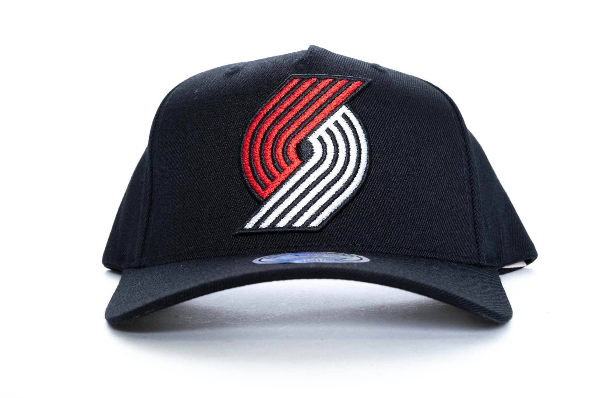 mitchell and ness portland trailblazers logo 110 snapback team colour ck071 1