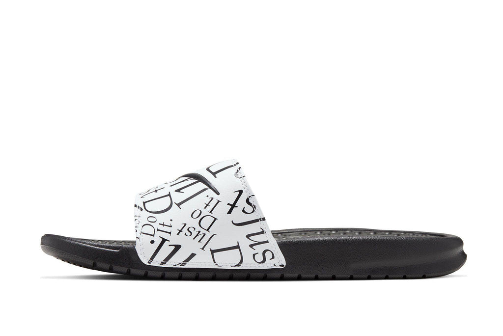 nike benassi jdi print slide | 631261-032 | black white | TRAINERS AU ...