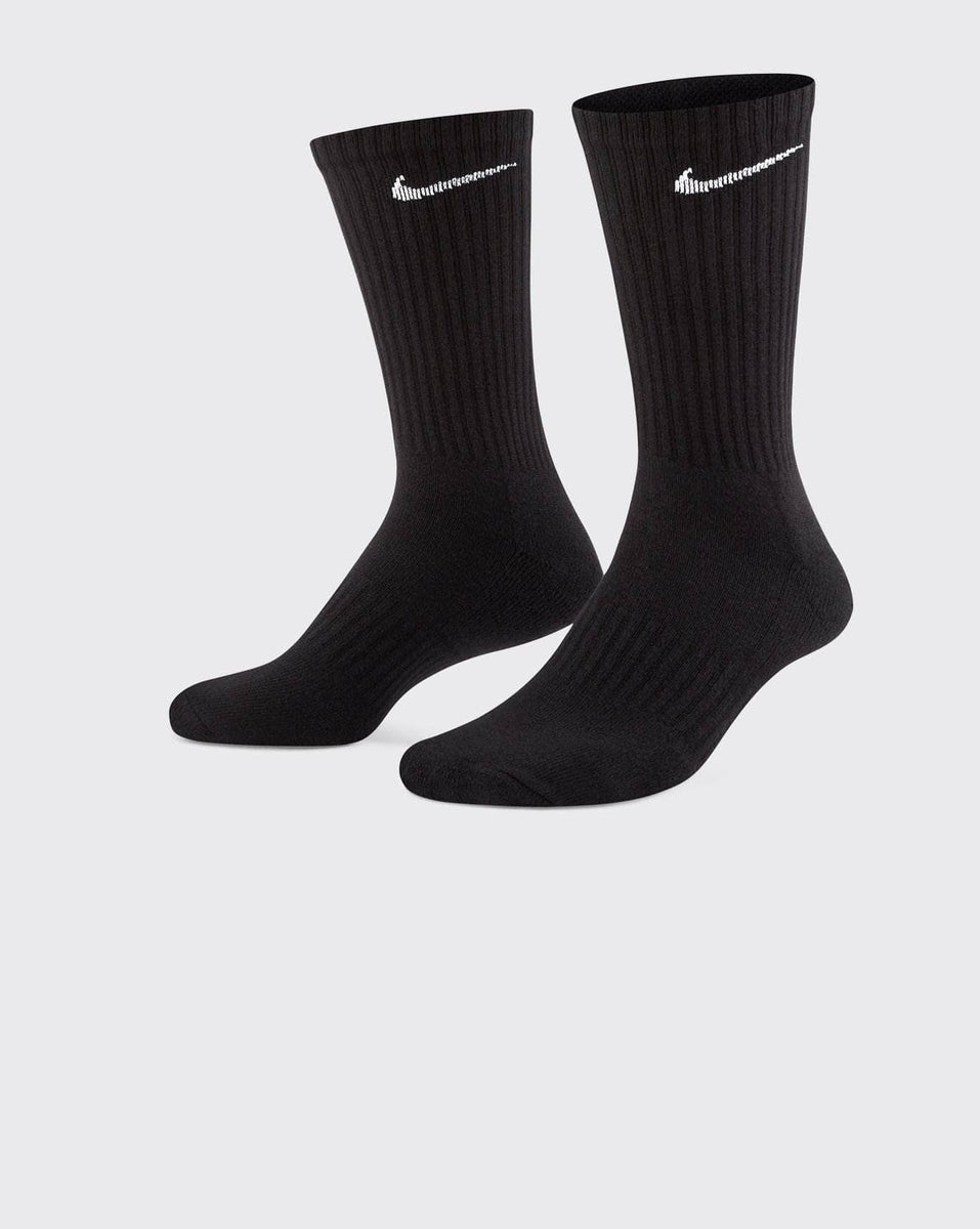 Nike Everyday Cush Crew 3-pack | black | sock | SX7664-010 | Trainers ...