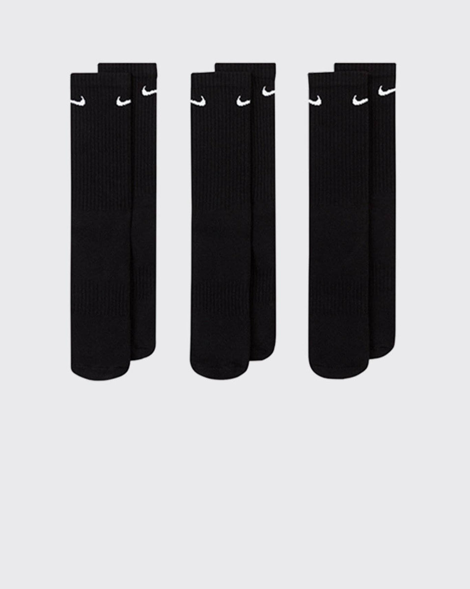 Nike Everyday Cush Crew 3-pack | black | sock | SX7664-010 | Trainers ...