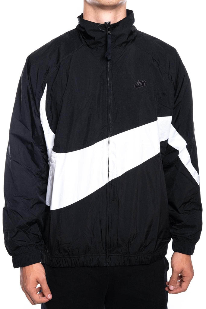 nike swoosh woven windbreaker jacket