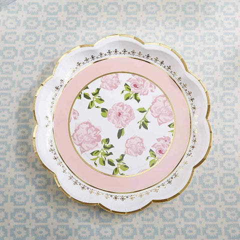 Tea Time Whimsy 9 in. Paper Plates