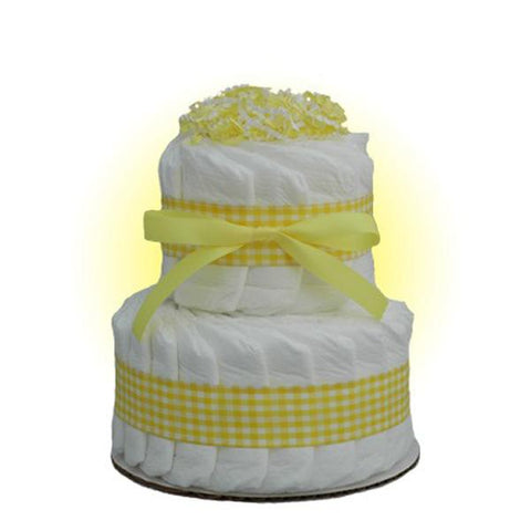 Yellow Diaper Cake
