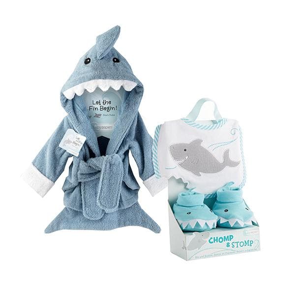 Shark Baby Gift Set Bundle - Boy by Baby Aspen