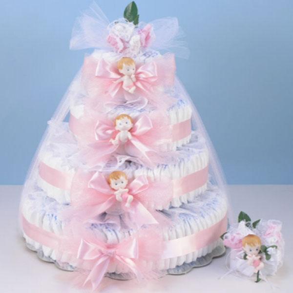 How to Make a Baby Bathtub Diaper Cake with Step-by-Step Directions