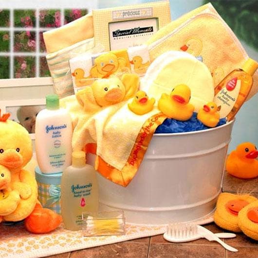 Splish Splash! Bath Time Baby Gift Basket - Large (Set of 22)