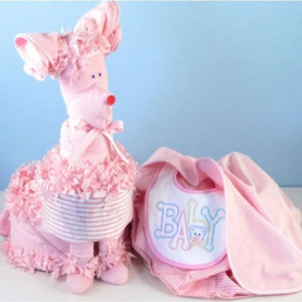 “Piñata Poodle” Diaper Gift (Available in Pink, Blue or Yellow)