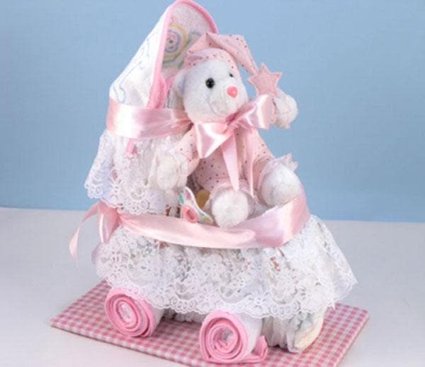 Baby Diaper Carriage - Girl