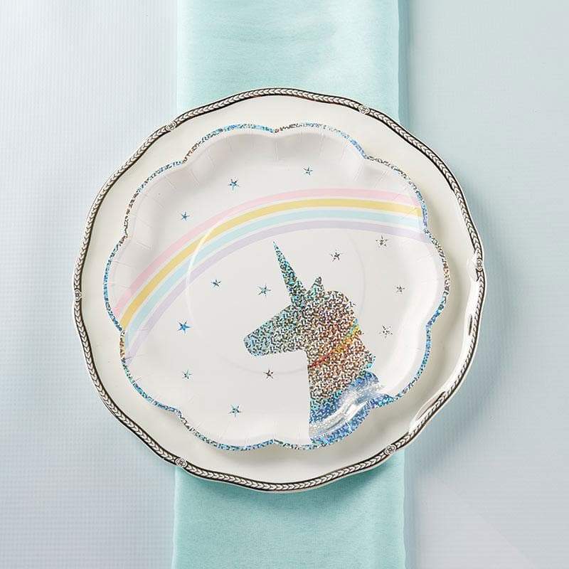 Enchanted Unicorn 9 in. Paper Plates (Set of 8)