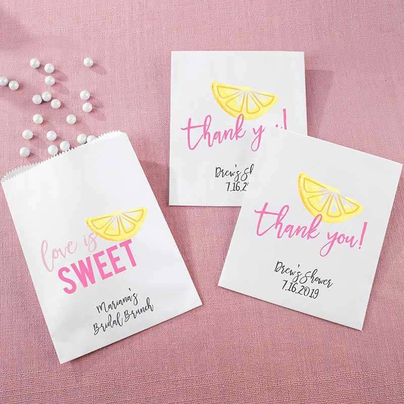 Personalized Cheery &amp; Chic White Goodie Bag (Set of 12)