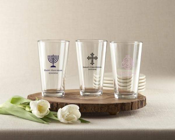 Personalized 16 oz. Pint Glass - Religious