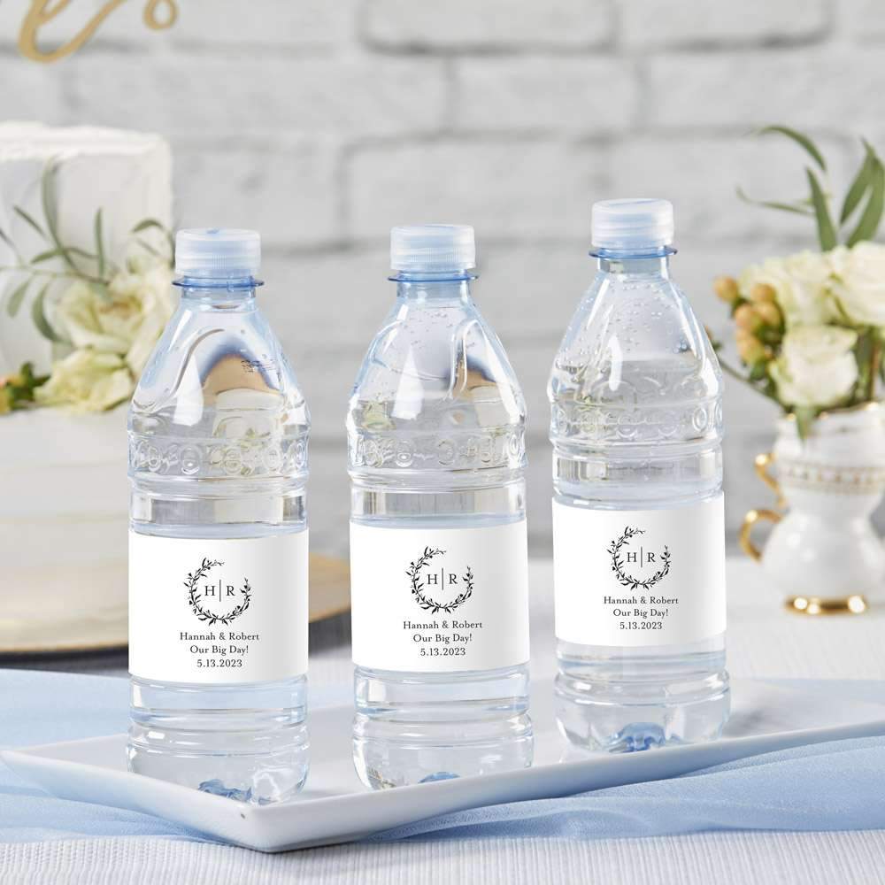 Custom Wedding Water Bottle Label Wedding Water Bottle Label 