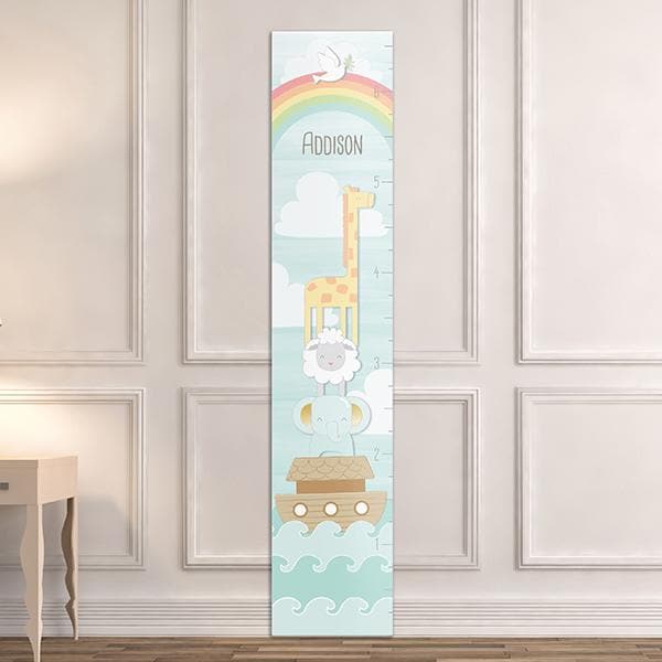 Personalized Noah&#039;s Ark Growth Chart