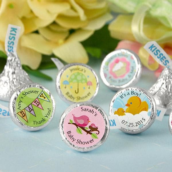 Personalized Baby Hershey&#039;s Kisses (Many Designs Available)