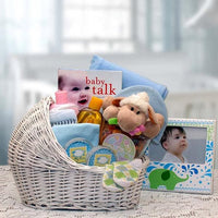 Welcome Home Baby Girl Pink Deluxe Gift Basket