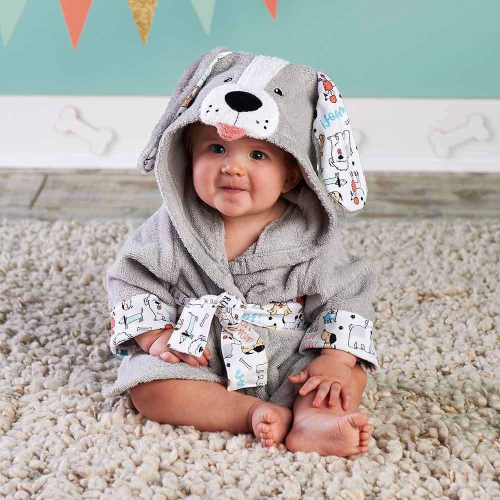 Puppy Hooded Robe (Personalization Available)