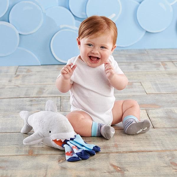 Sherman the Shark Plush Plus Socks for Baby